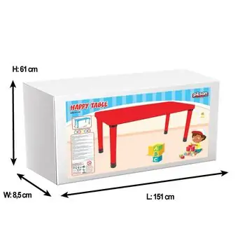 Pilsan-ის საბავშვო მაგიდა 03 491 HAPPY DESK 60X120, 3 image