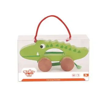Tooky Toy TKC265 Pull along - Crocodile ხის სათამაშო ნიანგი, 2 image