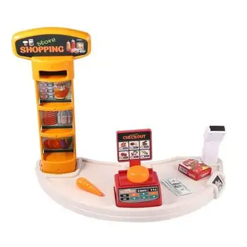 Supermarket with toy cash საბავშვო ფუნქციური დახლი-მაღაზია, 21 image