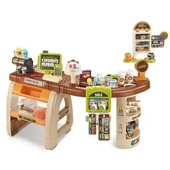 Large Supermarket with accessories საბავშვო ფუნქციური დახლი-მაღაზია, 10 image