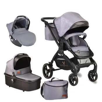 Cangaroo Mira Grey 4in1 ეტლის კომპლექტი
