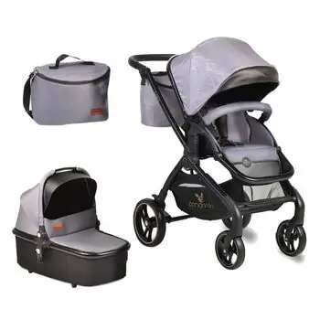 Cangaroo Mira Grey 3in1 ეტლის კომპლექტი