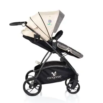 Cangaroo Stefanie Beige 4in1 საბავშვო ეტლის კომპლექტი, 15 image