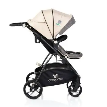 Cangaroo Stefanie Beige 4in1 საბავშვო ეტლის კომპლექტი, 14 image