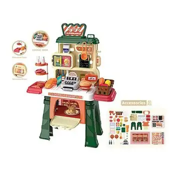 COLORFUL HAPPY SHOPPING SUPERMARKET საბავშვო ფუნქციური დახლ-მაღაზია, 10 image