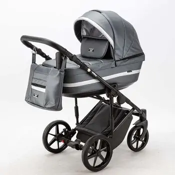 Adamex Rimini Onyx საბავშვო ეტლის კომპლექტი