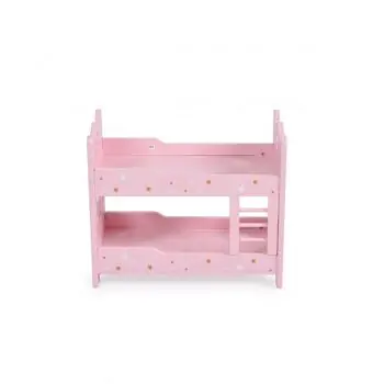 Moni Toys Doll Bunk Wooden Bed PH12A003 თოჯინის ხის საწოლი, 3 image