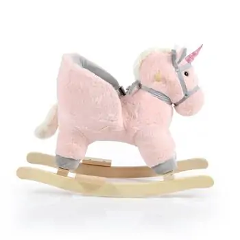 Cangaroo Plush Rocking Animal Cookie WJ-6187 -  ფუმფულა სარწეველა ცხენი, 2 image