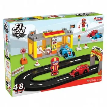 Dede 03321 F1 ROAD SET 46 PCS სათამაშო ტრასა, 13 image