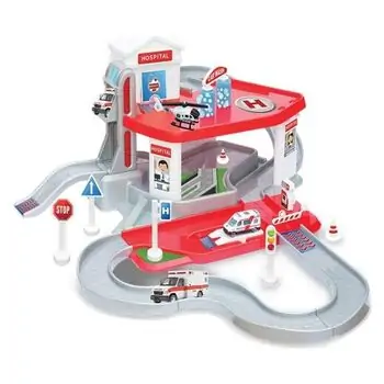 Dede 03347 HOSPITAL GARAGE SET სათამაშო ტრასა, 13 image