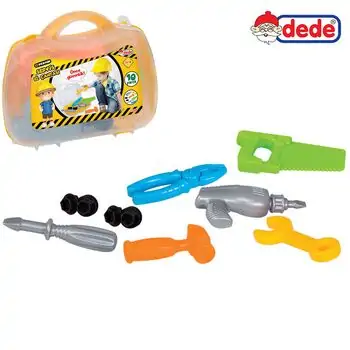 Dede 03408 TECNICH SERVICE TOOL BAG სათამაშო ინსტრუმენტების ნაკრები
