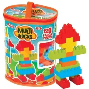 Dede 01255 MULTI BLOCKS 120 PCS სათამაშო კონსტრუქტორი, 8 image