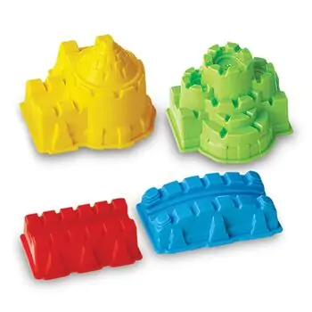 Dede 03610 ART CRAFT 500 GR CASTLE MODELING PLAY SAND SET საბავშვო პლასტელინების ნაკრები, 2 image