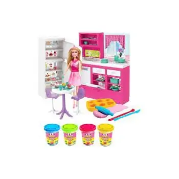 Dede LINDA'S KITCHEN DOUGH SET სათამაშო სამზარეულოს და პლასტელინების ნაკრები 03666