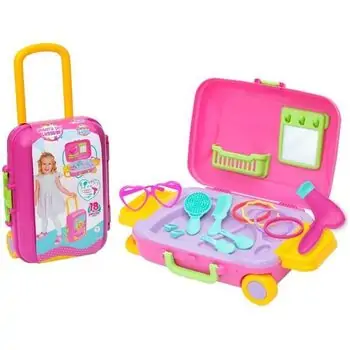 Dede 03485 CANDY&KEN BEAUTY SET LUGGAGE საბავშვო ტრილიაჟი, 4 image