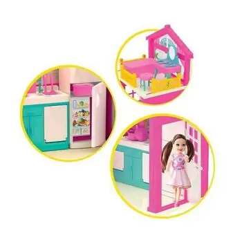 Dede LOLA'S HOUSE 3 FLOORS სათამაშო თოჯინის სახლი 03662, 5 image