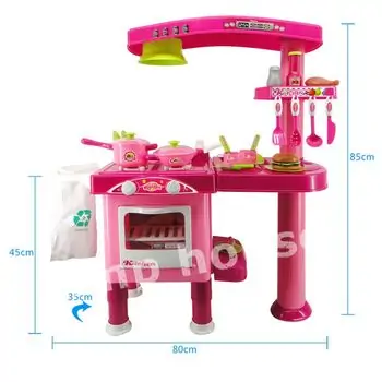 SUPER KITCHEN SET PINK ფუნქციური საბავშვო სამზარეულო, 2 image