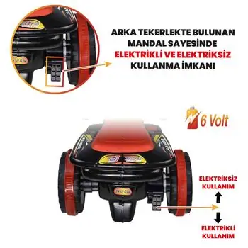 UJ Toys Ranger Black - საბავშვო კვადროციკლი, 6 image