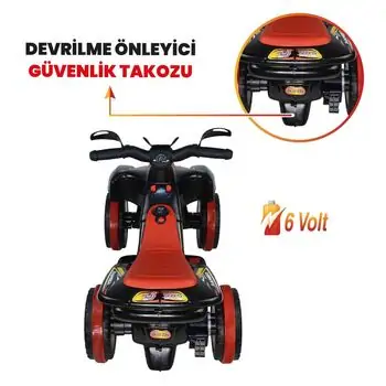 UJ Toys Ranger Black - საბავშვო კვადროციკლი, 5 image