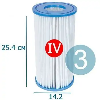 Bestway 58095-აუზის ფილტრის კარტრიჯი, 2 image