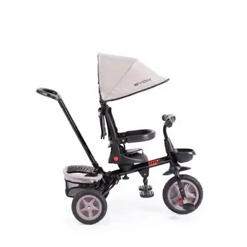 Byox Tricycle Explore Beige სასეირნო ველო-ეტლი, 4 image