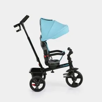 Byox Tricycle Quick Turquoise სასეირნო ველო-ეტლი, 3 image