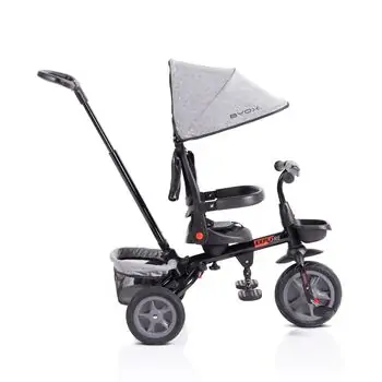Byox Tricycle Explore Grey სასეირნო ველო-ეტლი, 6 image