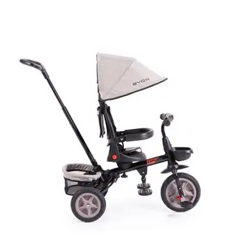 Byox Tricycle Explore Beige სასეირნო ველო-ეტლი, 6 image