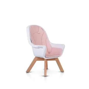 Cangaroo Wooden High Chair Hygge Pink საკვები სკამ-მაგიდა, 10 image