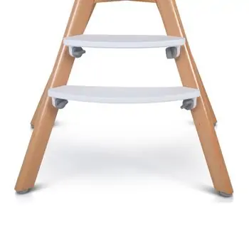 Cangaroo Wooden High Chair Hygge Grey საკვები სკამ-მაგიდა, 6 image