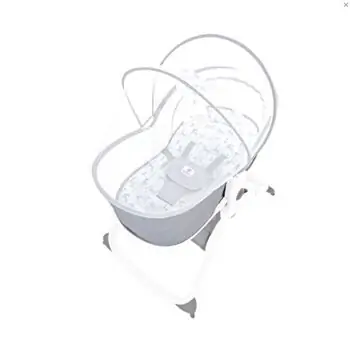 Cangaroo Abba Grey 6in1 Multi-Function Bassinet, Bouncer and Rocker მრავალფუნქციური ელექტრო შეზლონგი, 2 image