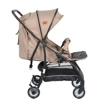 Cangaroo London Beige მსუბუქი სასეირნო ეტლი, 6 image