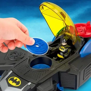 Imaginext Dc Super Friends Batwing (DDI)  BATMAN-ის საბრძოლო მანქანა, 5 image