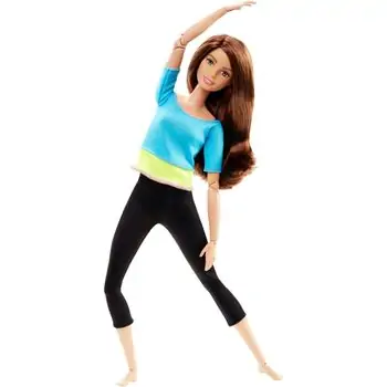 BARBIE Made to Move MTL-DJY08 ტანმოვარჯიშე თოჯინა, 6 image