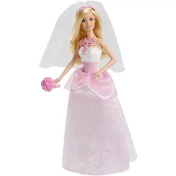 BARBIE Bride Doll MTL-CFF37 პატარძალი თოჯინა, 2 image