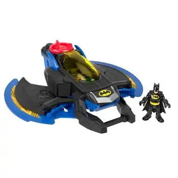 Imaginext Dc Super Friends Batwing (DDI)  BATMAN-ის საბრძოლო მანქანა, 3 image