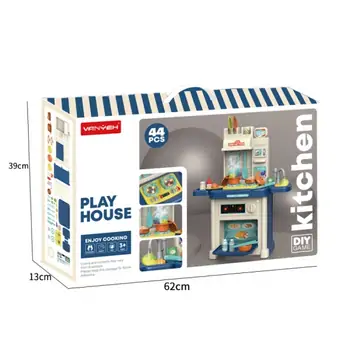 Awesome Kitchen Set For Kids Blue 1A110 ფუნქციური საბავშვო სამზარეულო, 30 image