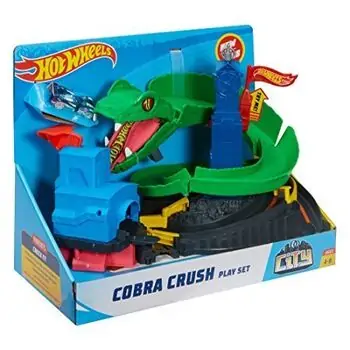 HOT WHEELS COBRA CRUSH MTL-FNB20 საბავშვო სათამაშო ტრასა-კობრას თავდასხმა, 3 image