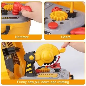 Tool Suitcase For Kids 008-916A საბავშვო პორტატული ინსტრუმენტების ნაკრები, 4 image