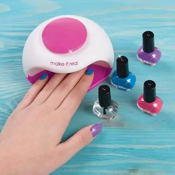 Make It Real Glitter Dream Nail Spa - საბავშვო ფრჩხილის ლაქის კომპლექტი, 4 image