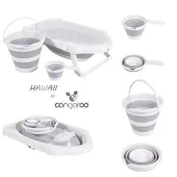 Cangaroo Hawaii Grey აბაზანის კომპლექტი