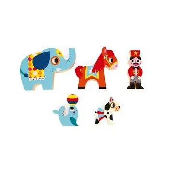 Janod J02800 Entertaining Toy Circus სათამაშო ცირკი, 3 image