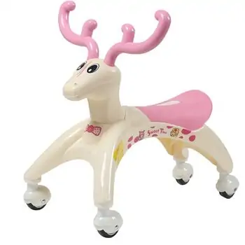 TOY RIDE UN-RO01 PINK გადასაჯდომი საგორიალო ირემი