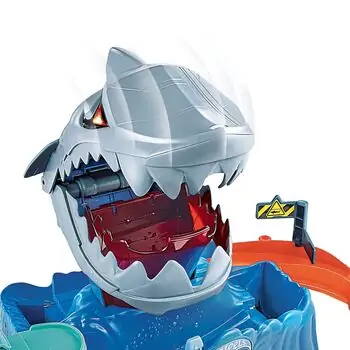 HOT WHEELS SHARK COLOR CHANGER საბავშვო სათამაშო ტრასა-ზვიგენის თავდასხმა, 6 image