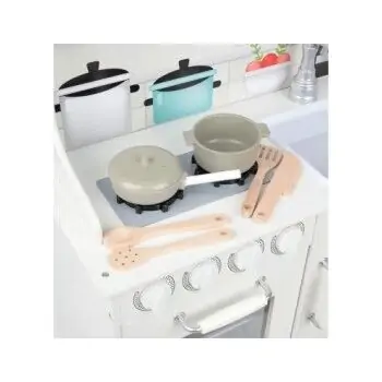 Wooden Kitchen With Accessories TX1168  ხის სათამაშო სამზარეულო აქსესუარებით, 8 image