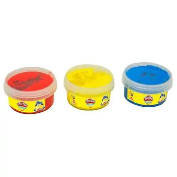 Play-Doh Finger Paint 3 Colors 50 ml PR002 საბავშვო სახატავი საღებავი, 2 image