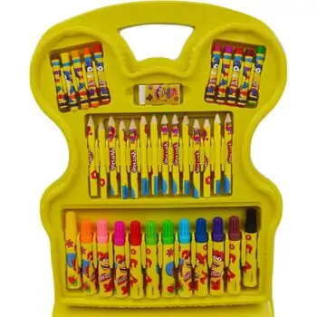 Play-Doh 87 Pieces Stationery - Paint and Activity Set ST008 - სახატავი საღებავებისა და ფანქრების ნაკრები, 3 image