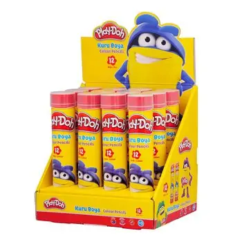 Play-Doh Paint Tube 12 Colors KU005 ფერადი ფანქრების ნაკრები
