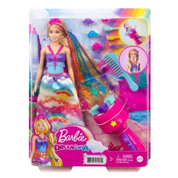 Barbie Dreamtopia Braided Princess Doll MTL-GTG00 ბარბის თოჯინა აქსესუარებით, 9 image