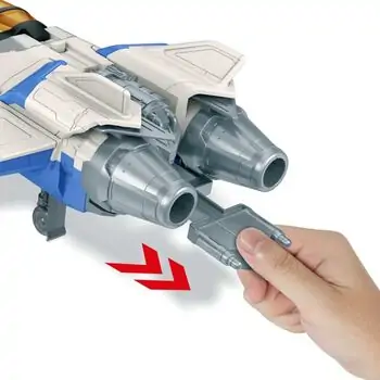 Disney Pixar ‎Buzz Lightyear With Battle Vehicle MTL-HHJ56 ბაზ ლაითიერი საბრძოლო ხომალდით, 3 image